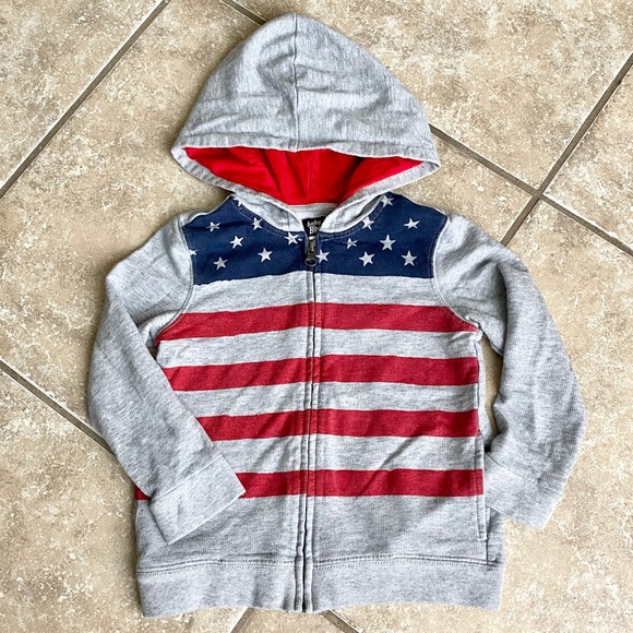 OshKosh B'gosh Other - ❌RESERVED❌Boys 3T Oshkosh American Flag Hoodie